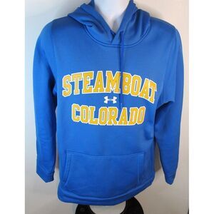 Men's Small Under Armour Storm Hoodie  Loose Hooded Sweatshirt Light Blue Hoodie